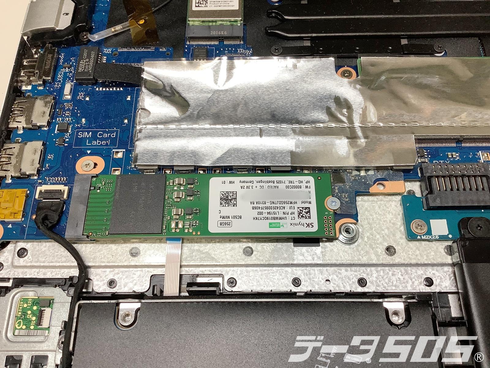 HP ProBook 450 G6 代替機にOSごと移植
