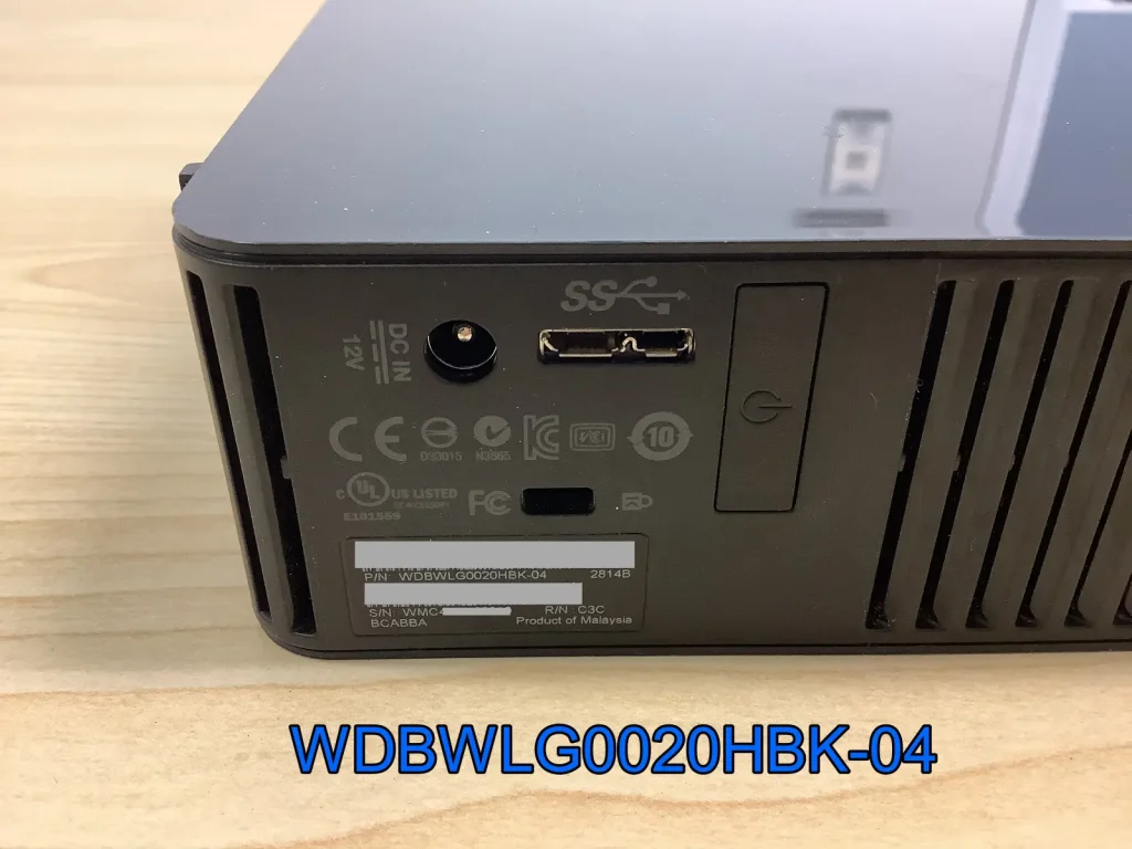 型番はWDBWLG0020HBK-04