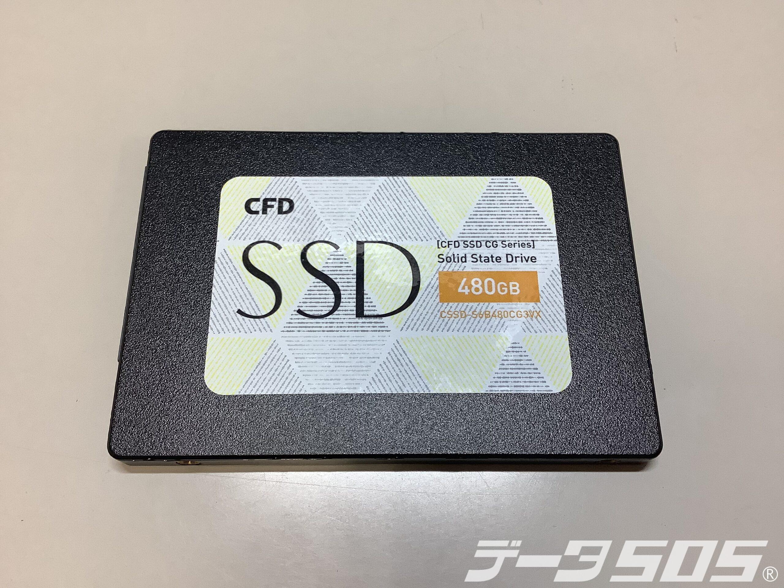 CFD販売のCGシリーズ、CSSD-S6B480CG3VX 480GB 2.5インチのSATA SSD