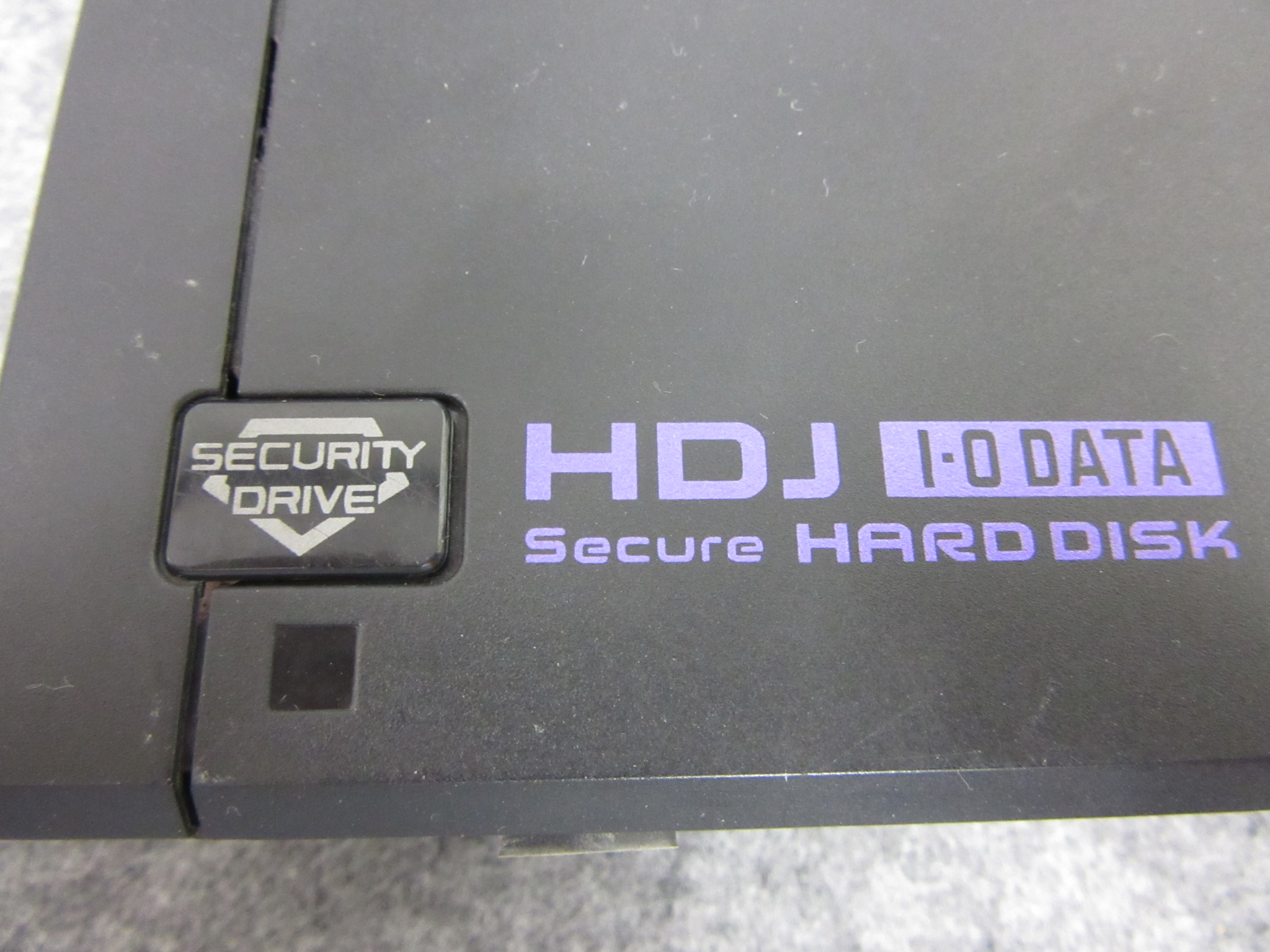 IO DATA HDJ-HSU1.0 自動暗号化機能付き 1TB外付けHDD　USBに接続しても認識しない