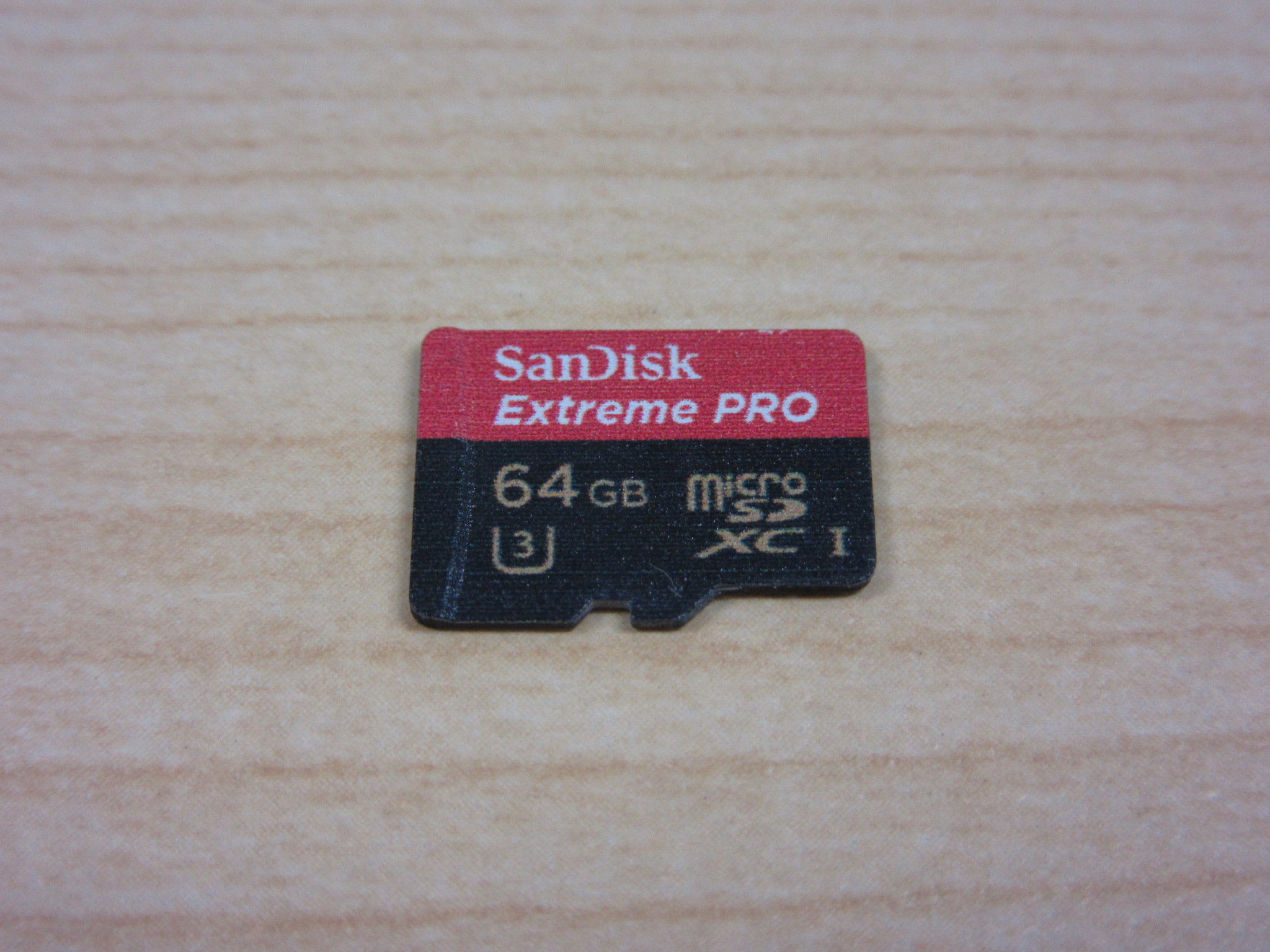 Sandisk Extreme PRO 64GB MicroSDXC カード自体を認識しなくなった 