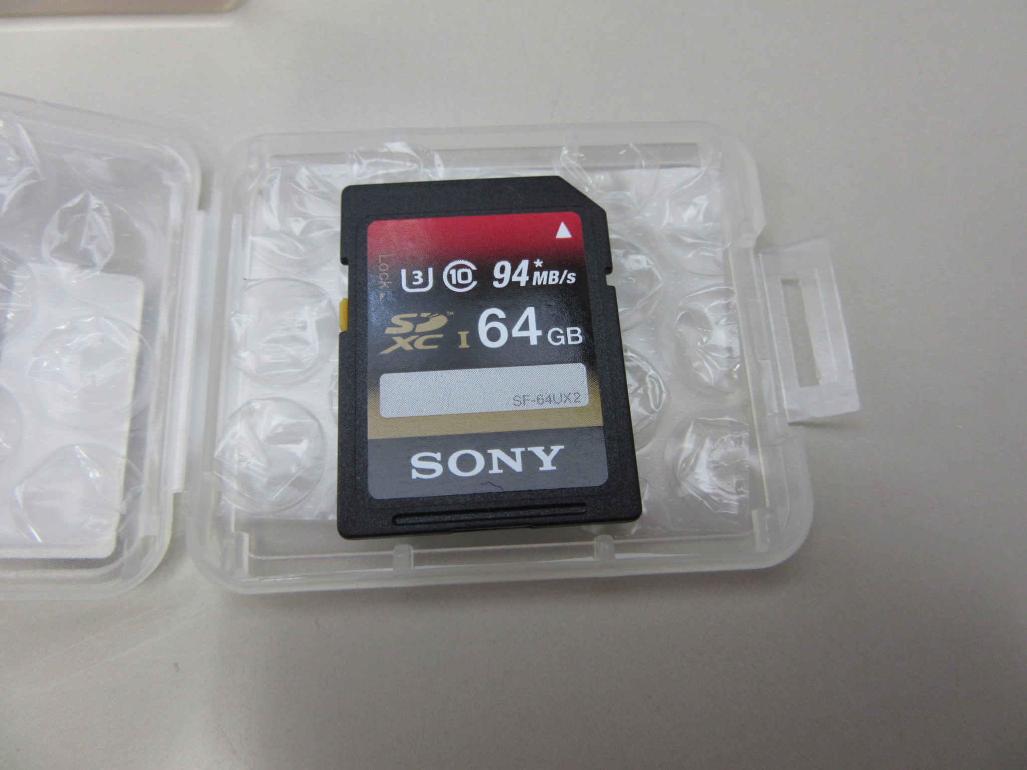 SONY MicroSD SF-64UX2 パソコン上でフォーマットしてしまった
