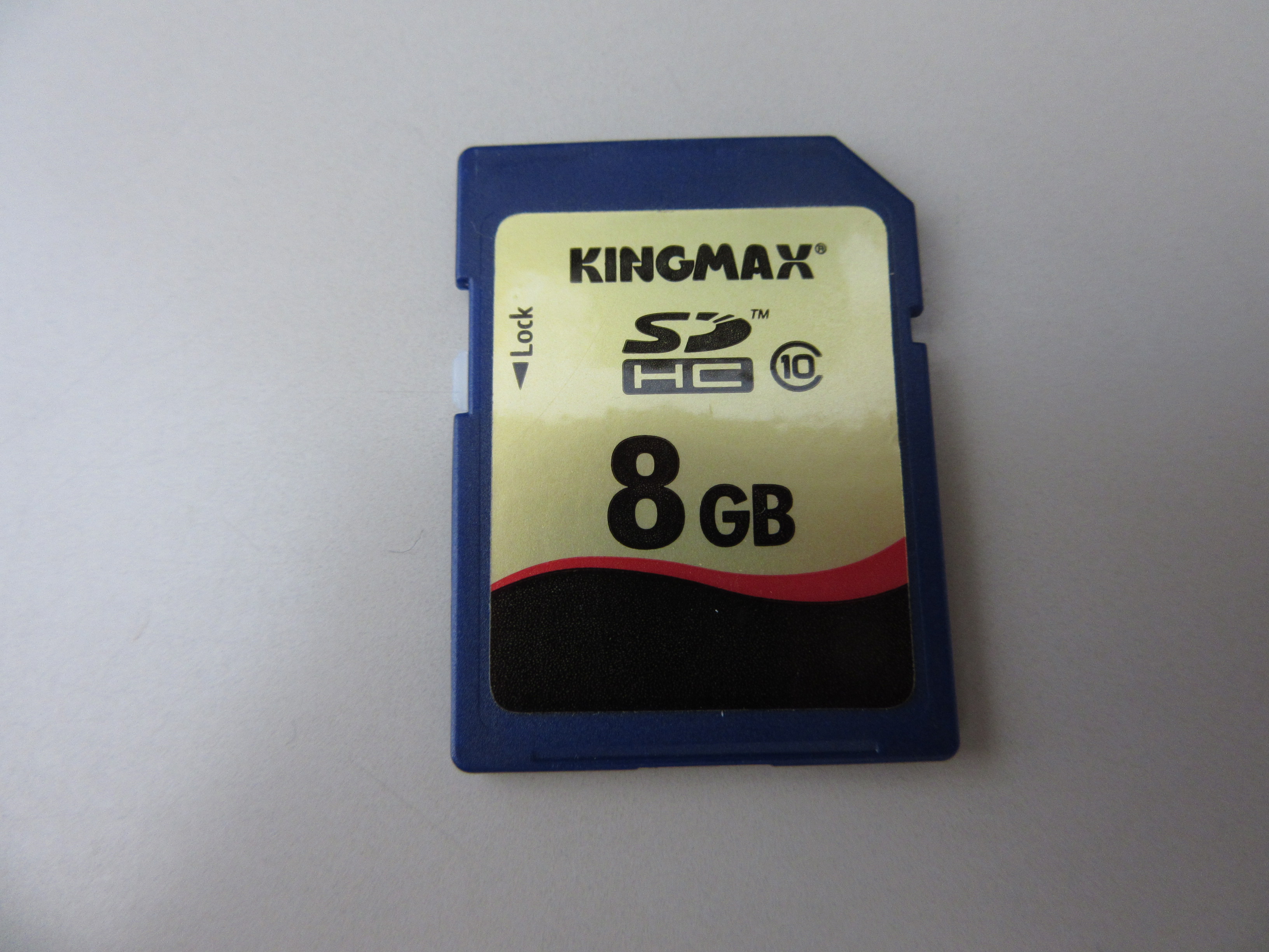 KINGMAX 8GB SDカードを誤ってフォーマット