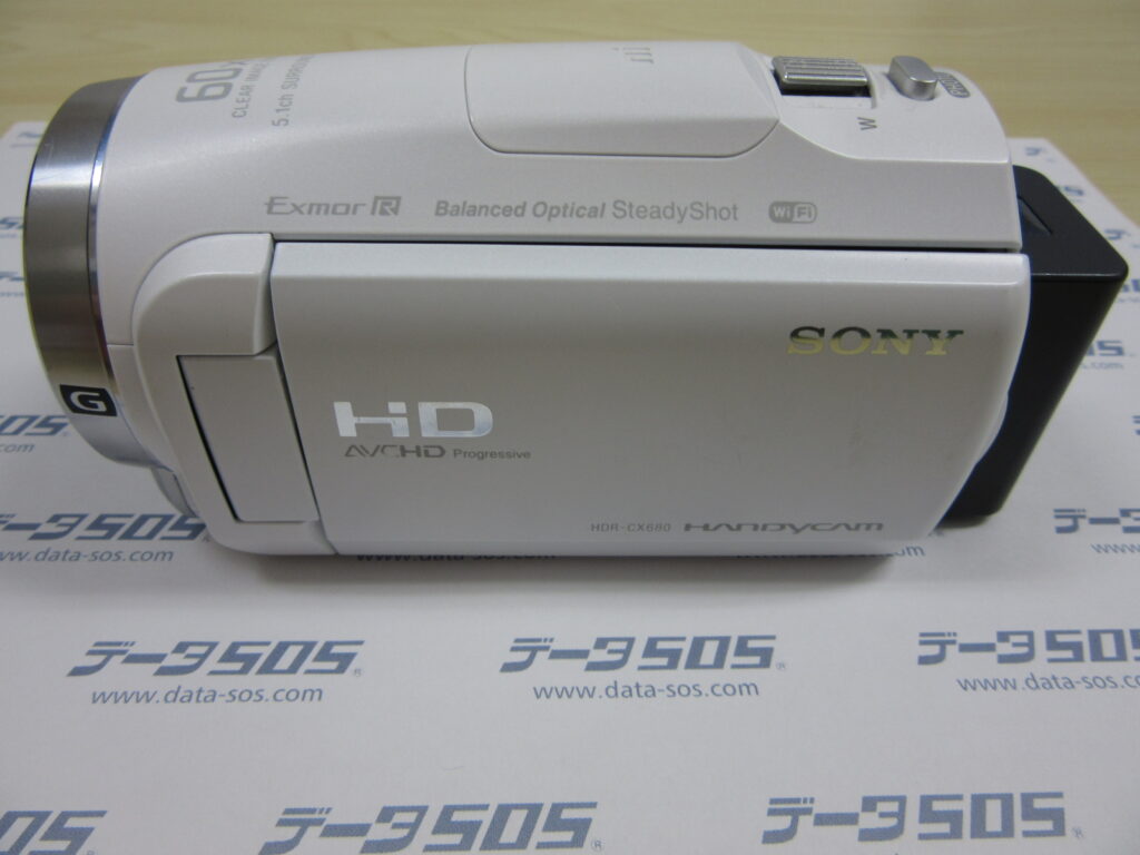 SONY HANDYCAM HDR-CX680 お子様が誤って動画を消してしまった