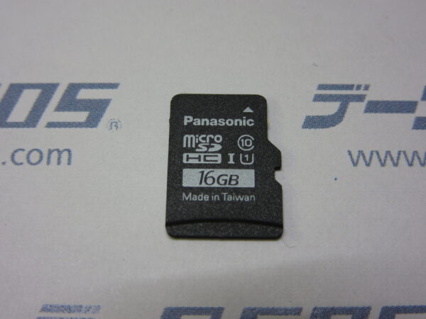 Panasonic 16GB MicroSDカードがスマホで認識しなくなった。